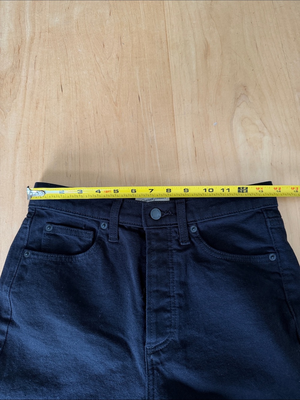 Universal Thread Black Highest Straight Jeans - Picture 4 of 9